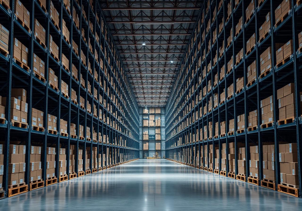 Videoüberwachtes Lager der Urhan Logistics